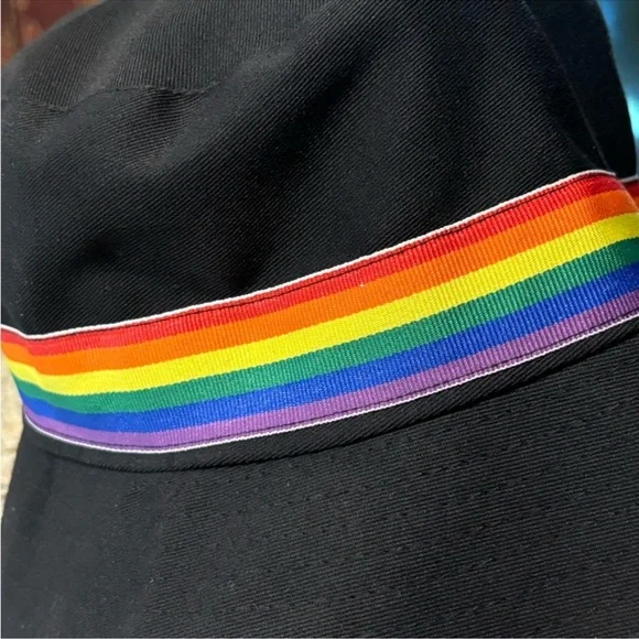 Rainbow band bucket hat - Picture 5 of 8